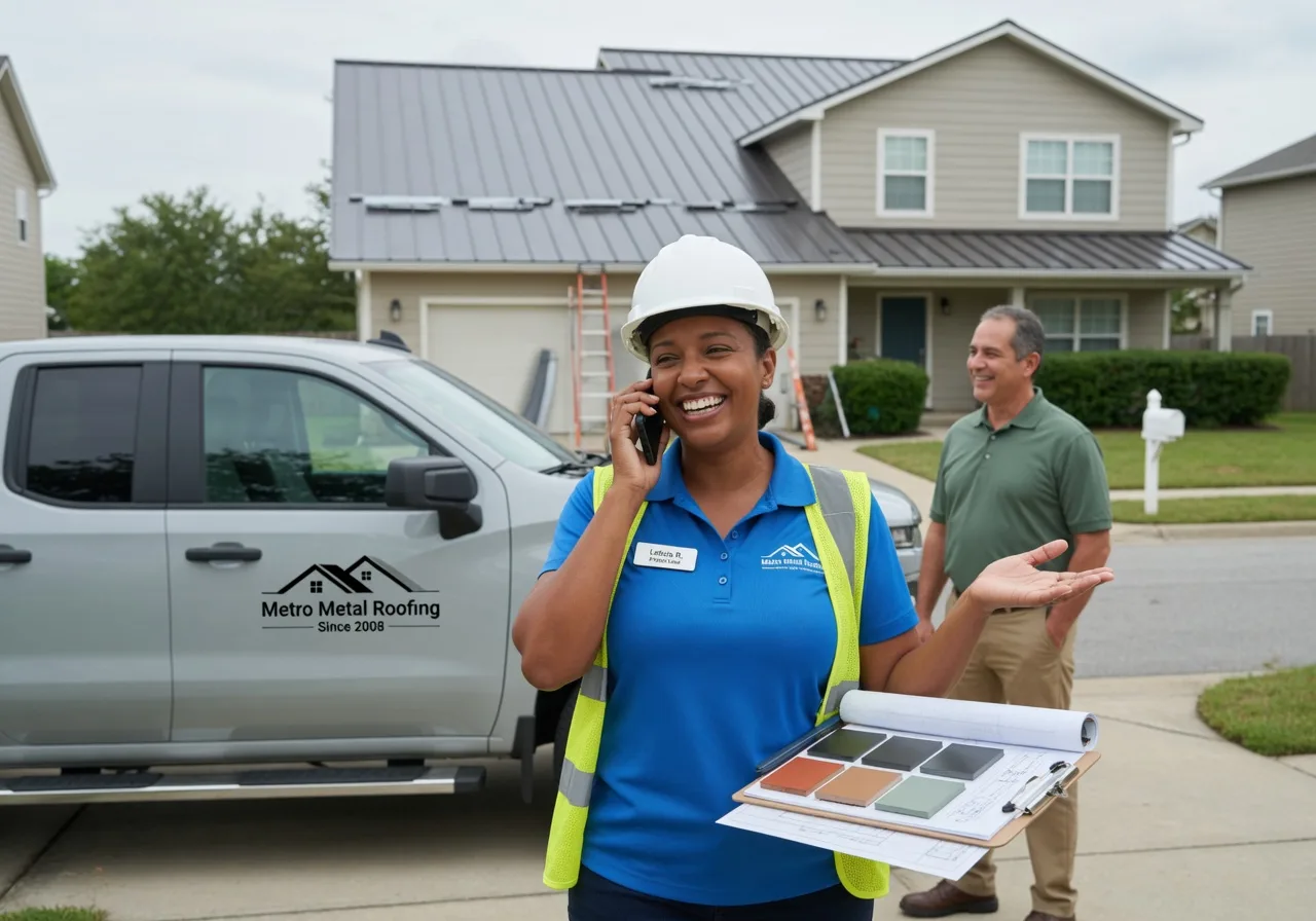 Storm Damage Metal Roof Repair in Woodville, OH